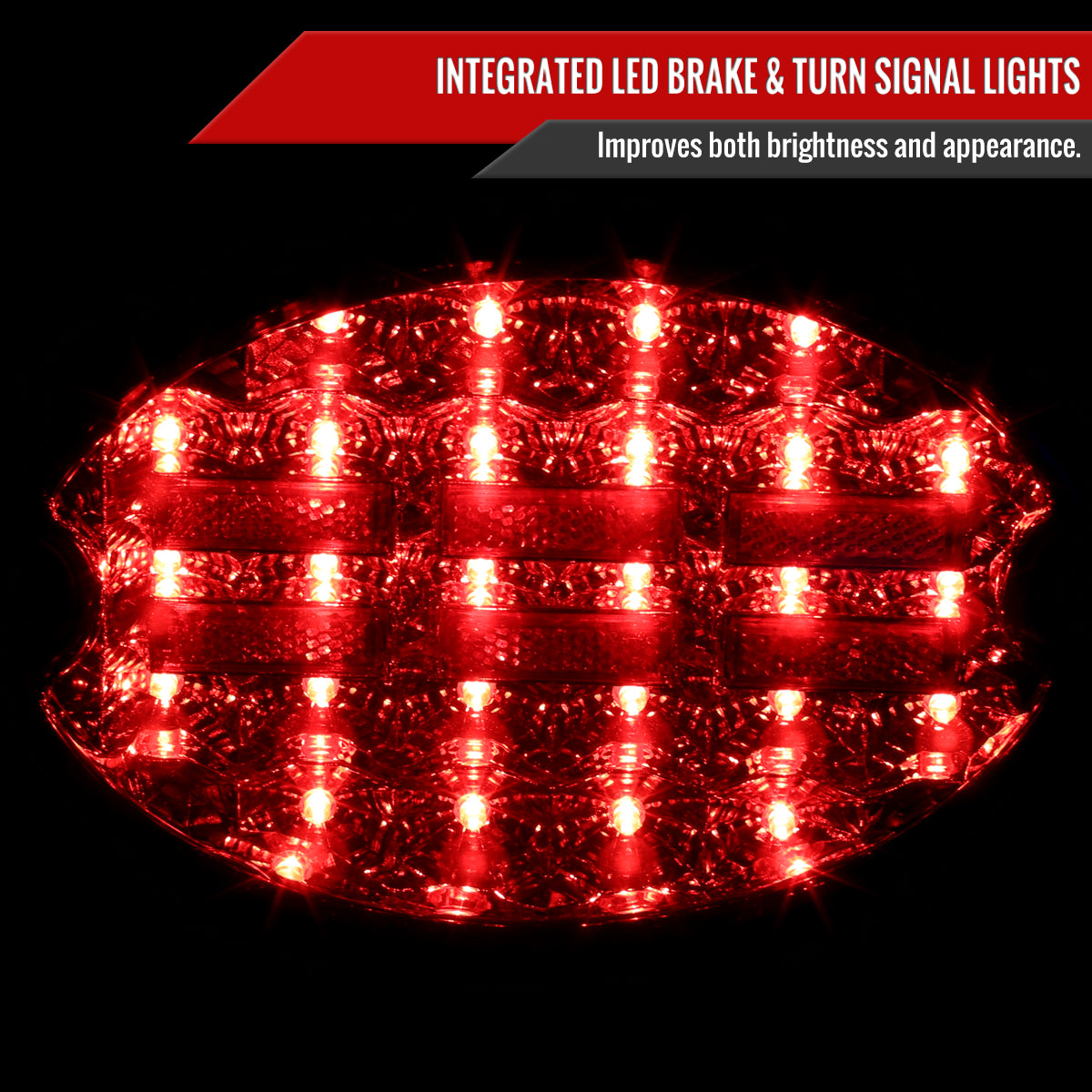 1997-2004 Chevrolet Corvette C5 4PC LED Tail Lights (Chrome Housing/Smoked Lens)