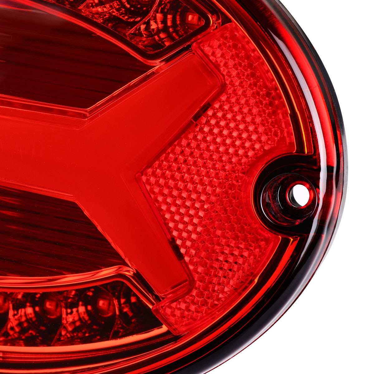 1997-2004 Chevrolet Corvette C5 4 PC LED Bar Tail Lights (Chrome Housing/Red Lens)