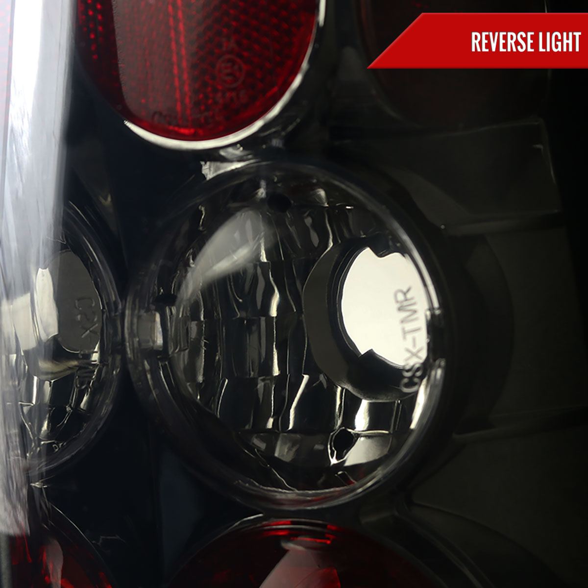 1997-2004 Dodge Dakota Tail Lights (Chrome Housing/Smoked Lens)