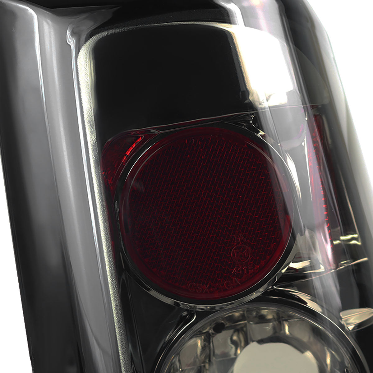 1997-2004 Dodge Dakota Tail Lights (Chrome Housing/Smoked Lens)