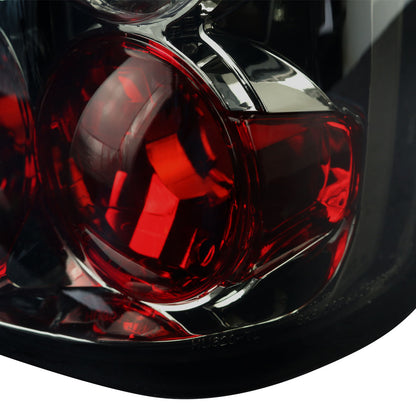 1997-2004 Dodge Dakota Tail Lights (Chrome Housing/Smoked Lens)