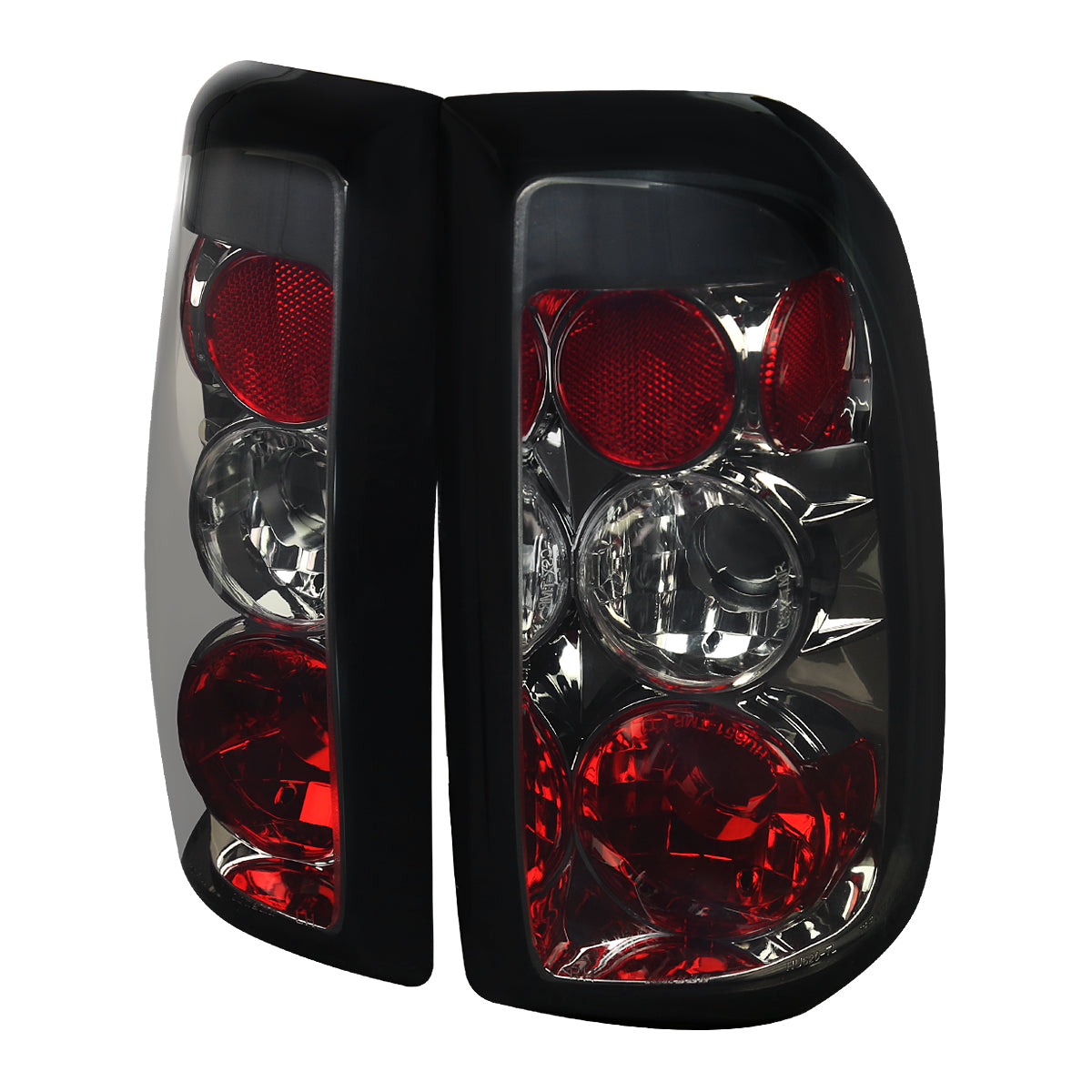 1997-2004 Dodge Dakota Tail Lights (Chrome Housing/Smoked Lens)