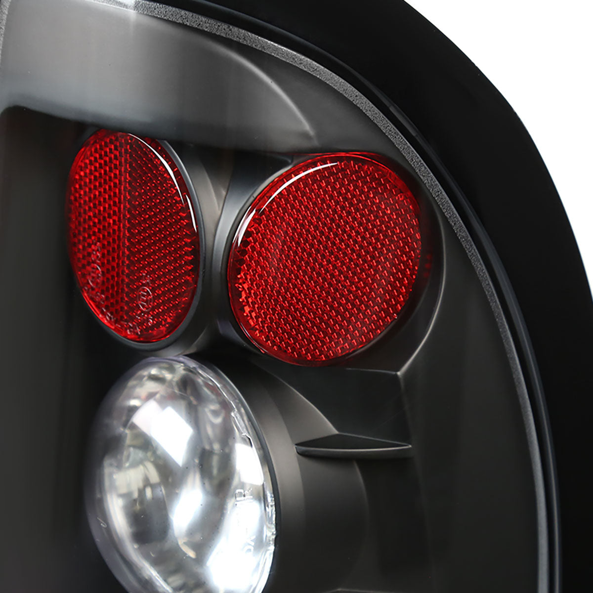 1997-2004 Dodge Dakota Tail Lights (Matte Black Housing/Clear Lens)