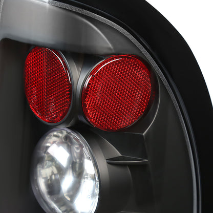 1997-2004 Dodge Dakota Tail Lights (Matte Black Housing/Clear Lens)