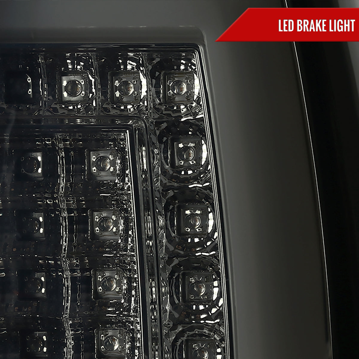2000-2006 Chevrolet Suburban/Tahoe GMC Yukon/Yukon XL LED C Bar Tail Lights (Chrome Housing/Smoked Lens)