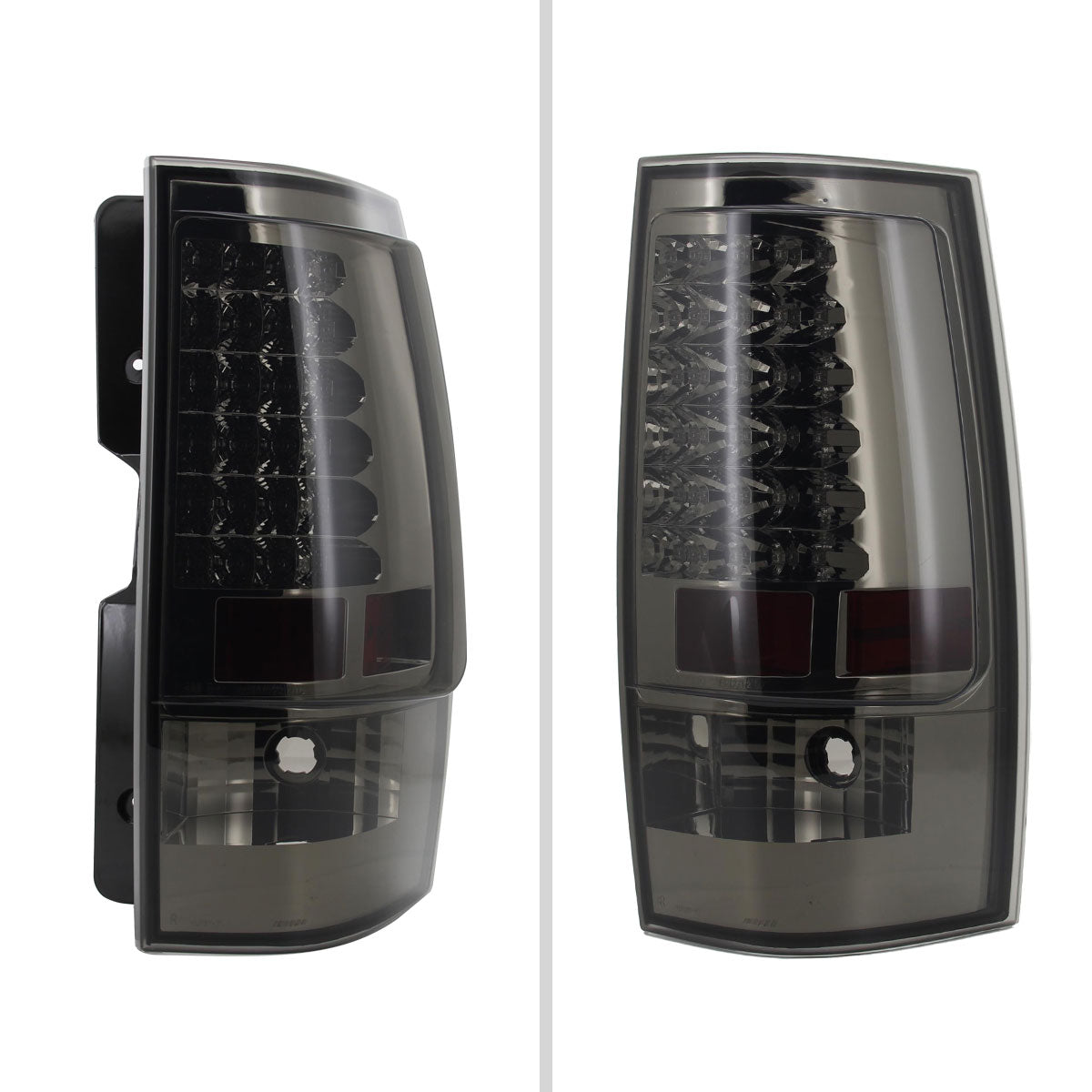 2007-2014 Chevrolet Tahoe/Suburban LED Tail Lights (Chrome Housing/Smoked Lens)