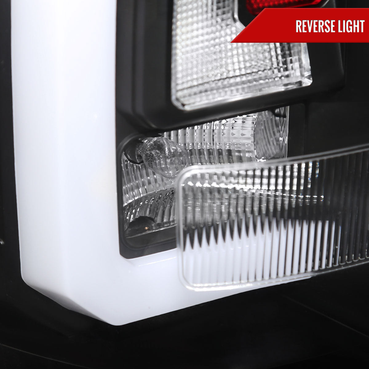2007-2014 Chevrolet Tahoe/Suburban / 2007-2014 GMC Yukon/Yukon Denali LED Sequential Turn Signal Tail Lights  (Matte Black Housing/Clear Lens)