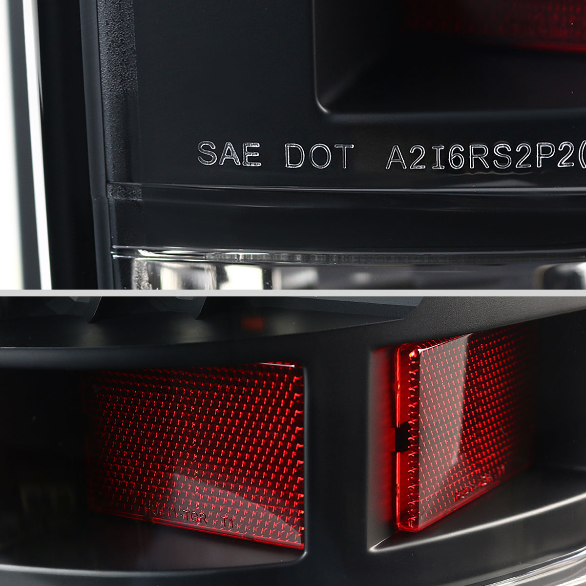 2007-2014 Chevrolet Tahoe/Suburban LED Tail Lights (Matte Black Housing/Clear Lens)