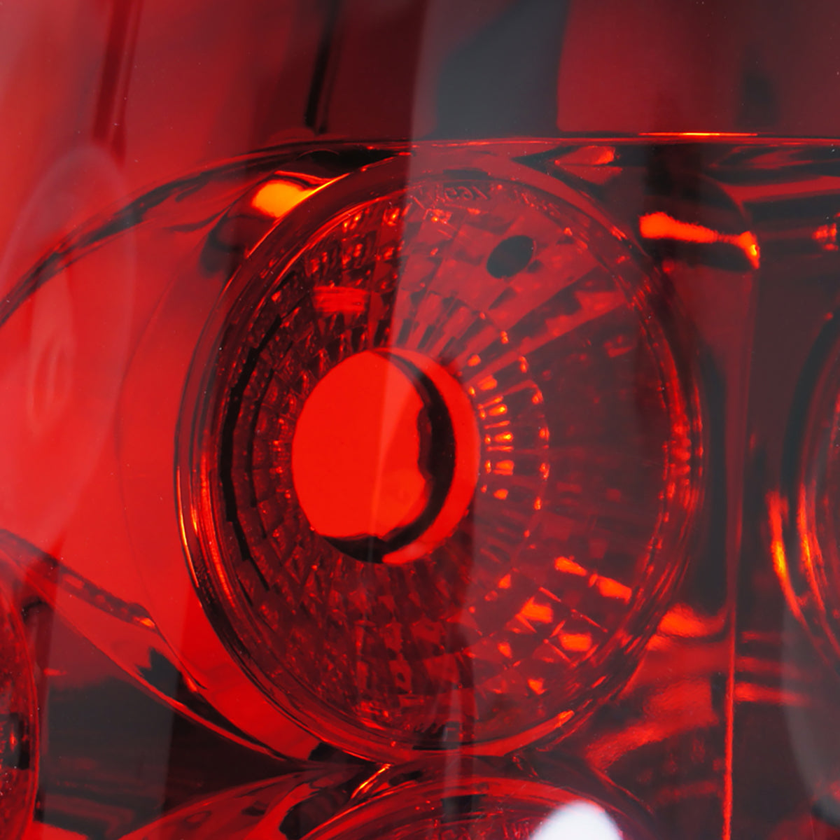 2007-2014 Chevrolet Tahoe/Suburban Tail Lights (Chrome Housing/Red Clear Lens)