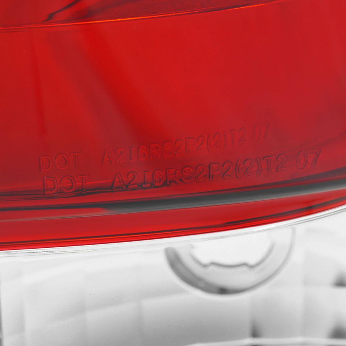 2007-2014 Chevrolet Tahoe/Suburban Tail Lights (Chrome Housing/Red Clear Lens)