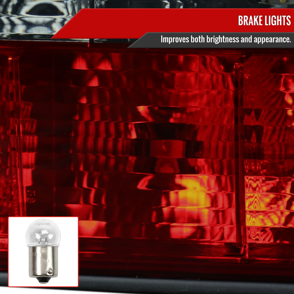 1992-1998 BMW E36 3 Series Sedan Tail Lights (Chrome Housing/Red Smoked Lens)