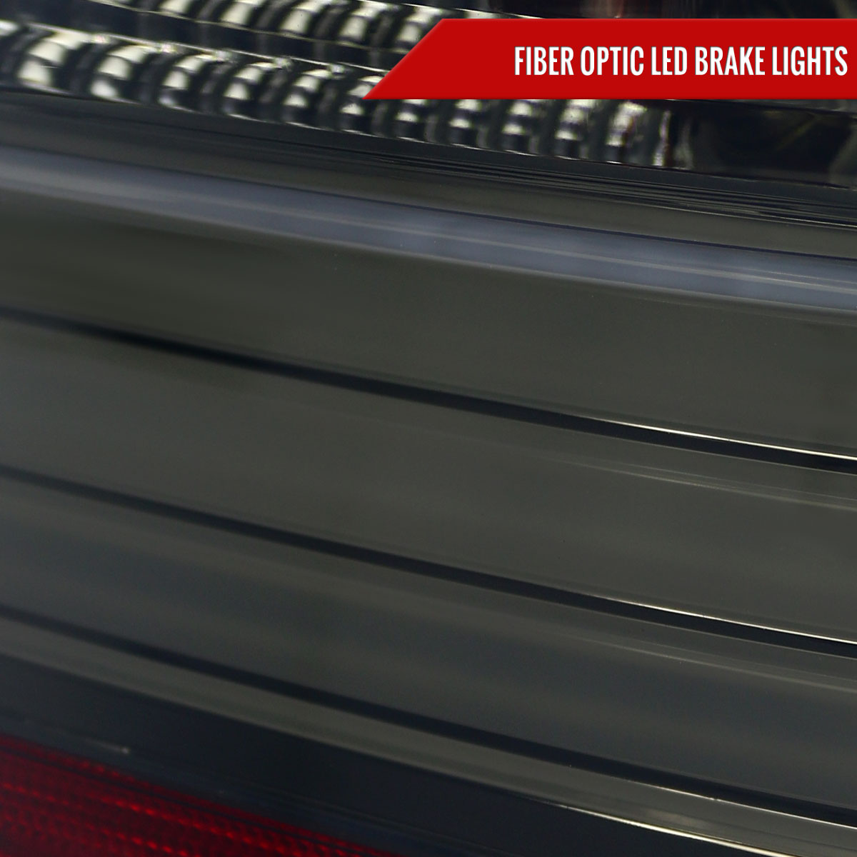 2001-2003 BMW E39 5 Series Sedan LED Tail Lights (Chrome Housing/Smoked Lens)