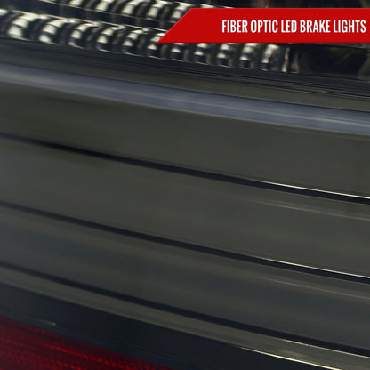 2001-2003 BMW E39 5 Series Sedan LED Tail Lights (Chrome Housing/Smoked Lens)