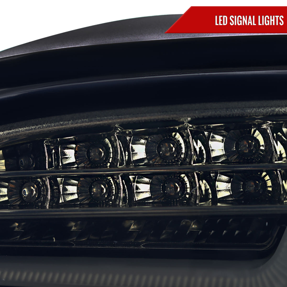 2008-2010 BMW E60 5 Series Sedan LED Tail Lights (Glossy Black Housing/Smoked Lens)