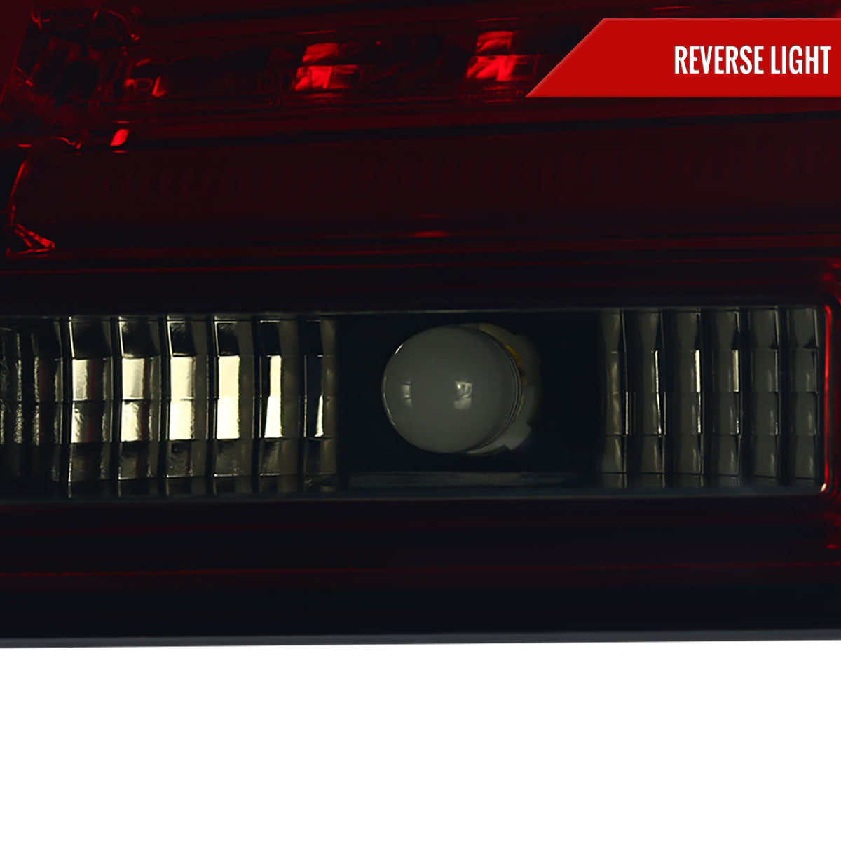 2008-2010 BMW E60 5 Series Sedan LED Tail Lights (Chrome Housing/Red Smoked Lens)