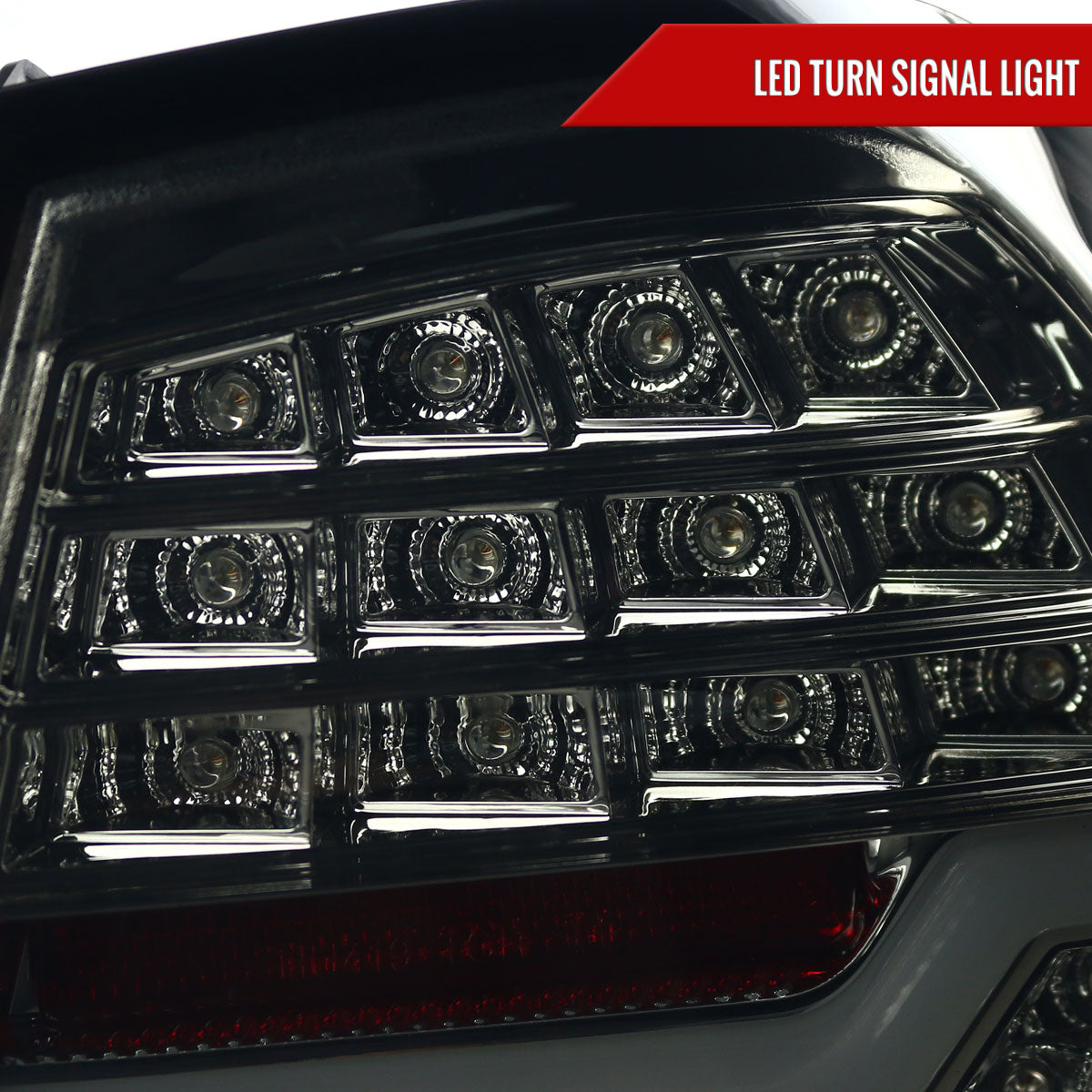 2006-2008 BMW E90 3 Series Sedan LED Tail Lights (Chrome Housing/Smoked Lens)