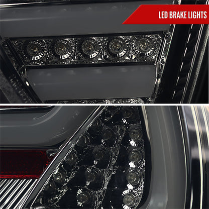 2006-2008 BMW E90 3 Series Sedan LED Tail Lights (Chrome Housing/Smoked Lens)