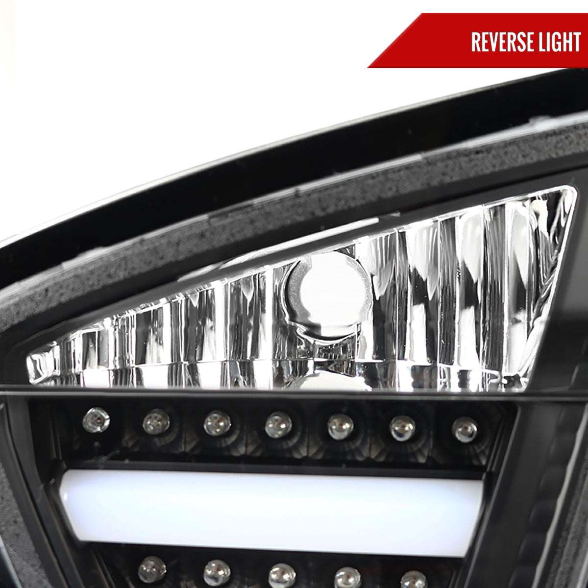 2006-2008 BMW E90 3 Series Sedan LED Tail Lights (Matte Black Housing/Clear Lens)