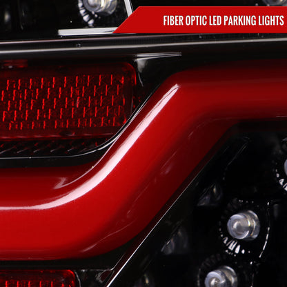 2009-2011 BMW E90 3-Series 4Dr Sedan Red LED Tail Light (Jet Black Housing/Clear Lens)