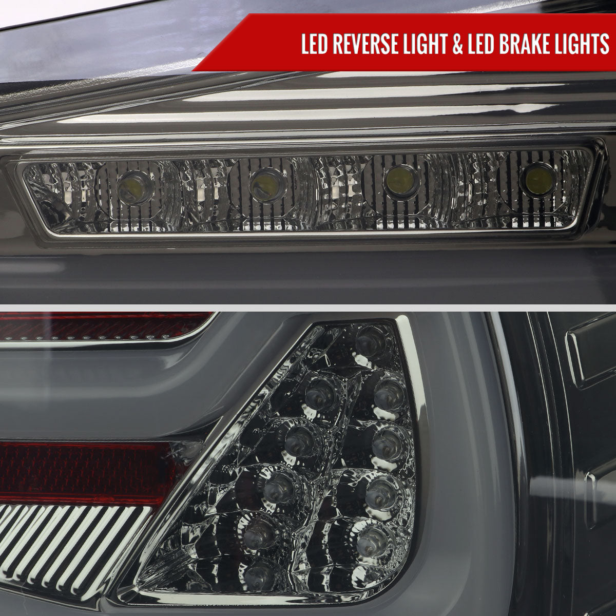 2009-2011 BMW E90 3-Series 4Dr Sedan LED Tail Light (Chrome Housing/Smoked Lens)