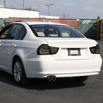2009-2011 BMW E90 3-Series 4Dr Sedan LED Tail Light (Chrome Housing/Smoked Lens)