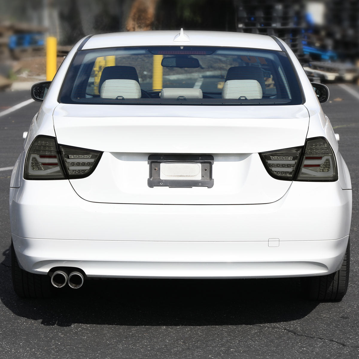 2009-2011 BMW E90 3-Series 4Dr Sedan LED Tail Light (Chrome Housing/Smoked Lens)