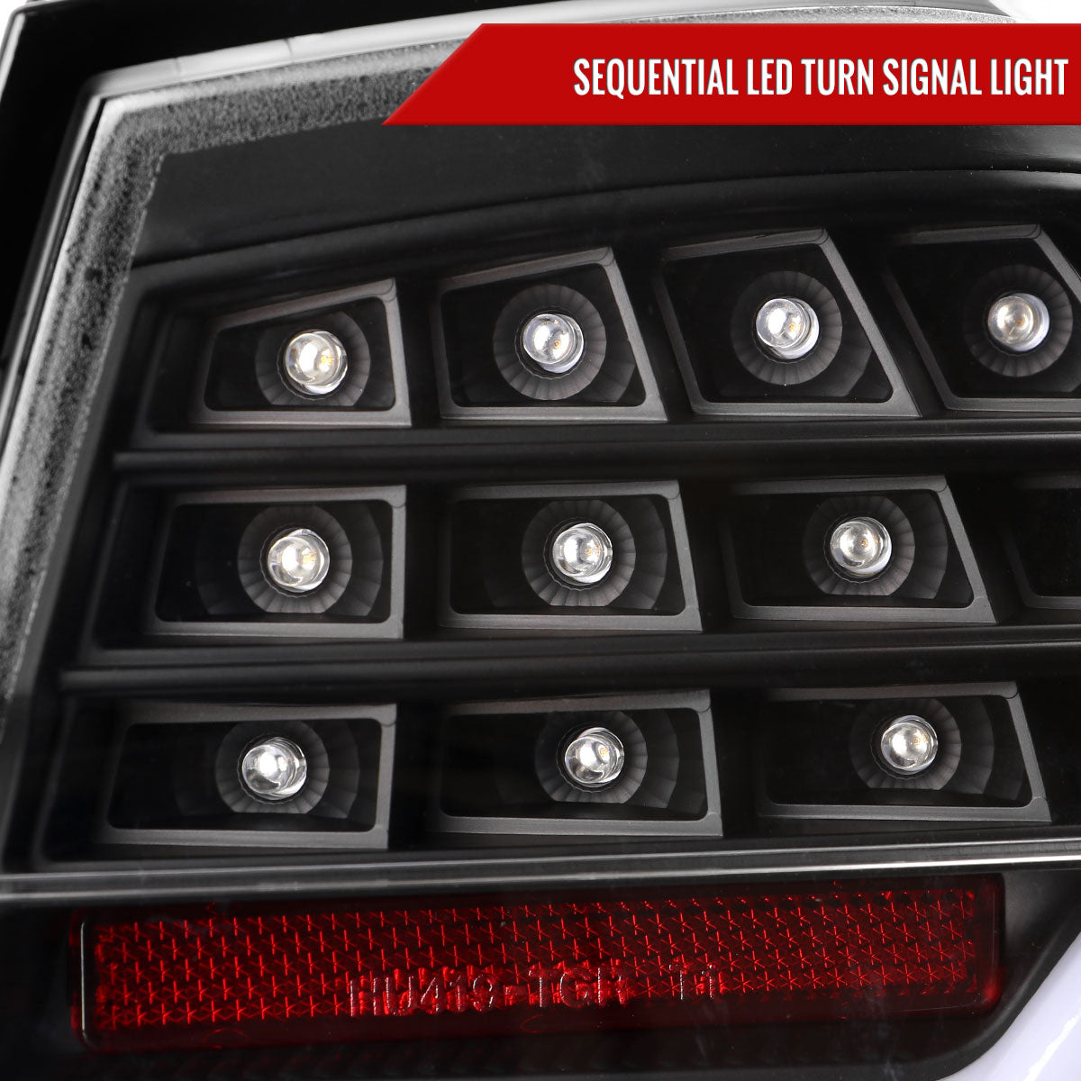 2009-2011 BMW E90 3-Series 4Dr Sedan LED Tail Light (Matte Black Housing/Clear Lens)