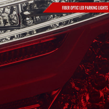2009-2011 BMW E90 3-Series 4Dr Sedan LED Tail Light (Chrome Housing/Red Smoked Lens)