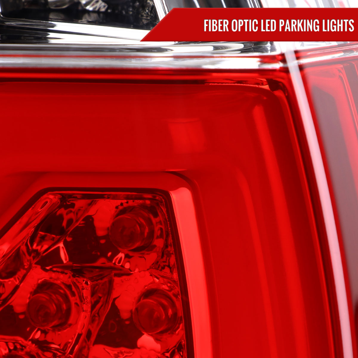 2009-2011 BMW E90 3-Series 4Dr Sedan LED Tail Light (Chrome Housing/Red Clear Lens)