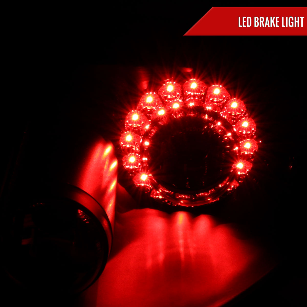 2006-2011 Mitsubishi Eclipse LED Tail Lights (Matte Black Housing/Clear Lens)