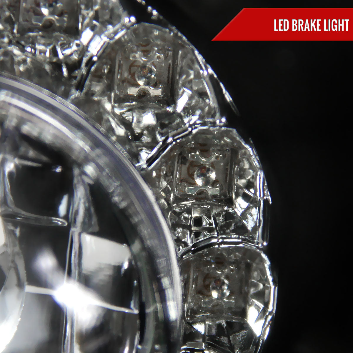 2006-2011 Mitsubishi Eclipse LED Tail Lights (Matte Black Housing/Clear Lens)