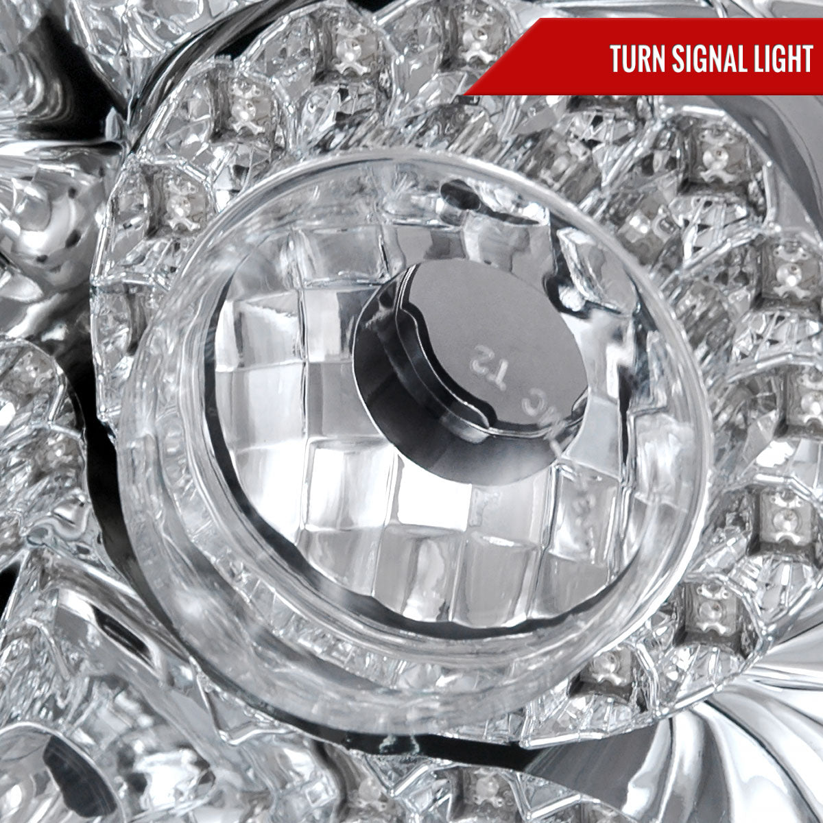 2006-2011 Mitsubishi Eclipse LED Tail Lights (Chrome Housing/Clear Lens)