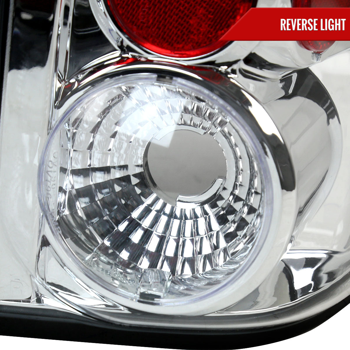 2003-2006 Ford Expedition Tail Lights (Chrome Housing/Clear Lens)