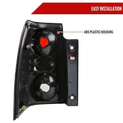 2003-2006 Ford Expedition Tail Lights (Chrome Housing/Clear Lens)