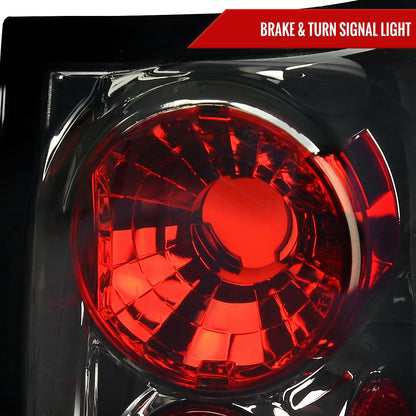 2003-2006 Ford Expedition Tail Lights (Chrome Housing/Smoked Lens)