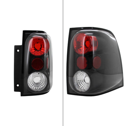 2003-2006 Ford Expedition Tail Lights (Matte Black Housing/Clear Lens)