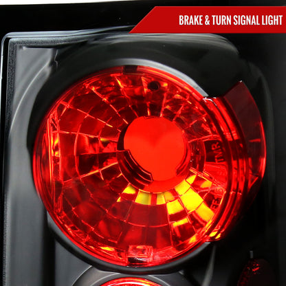 2003-2006 Ford Expedition Tail Lights (Matte Black Housing/Clear Lens)
