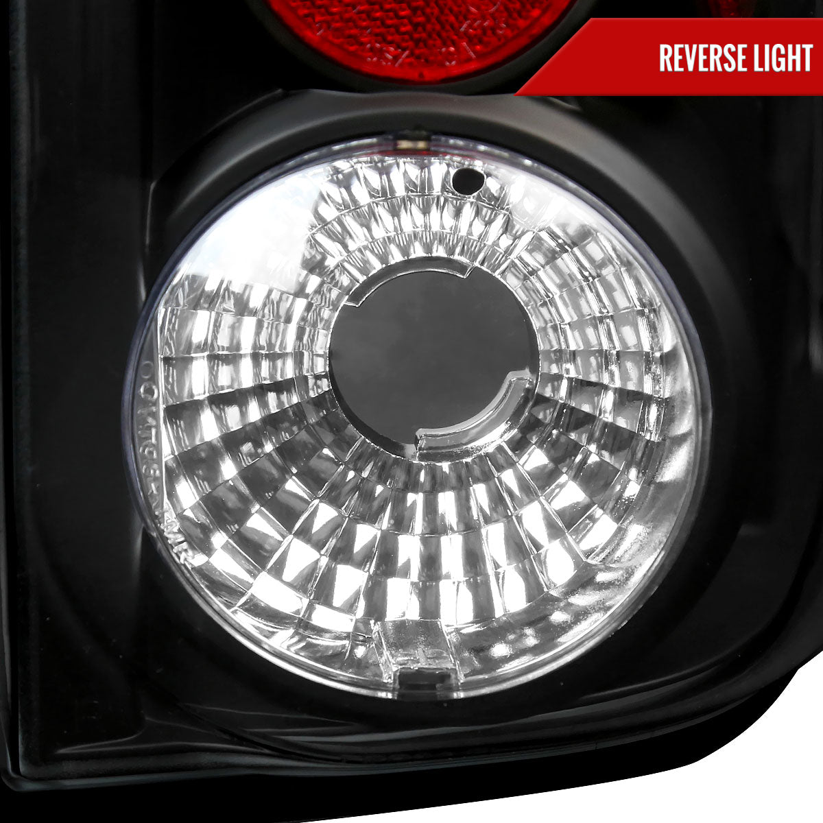 2003-2006 Ford Expedition Tail Lights (Matte Black Housing/Clear Lens)