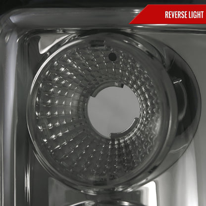 1997-2002 Ford Expedition Tail Lights (Chrome Housing/Smoked Lens)