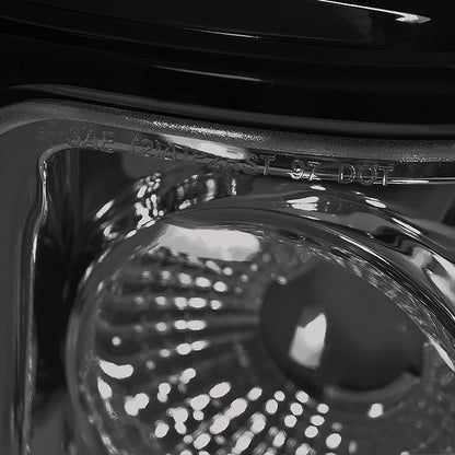 1997-2002 Ford Expedition Tail Lights (Chrome Housing/Smoked Lens)