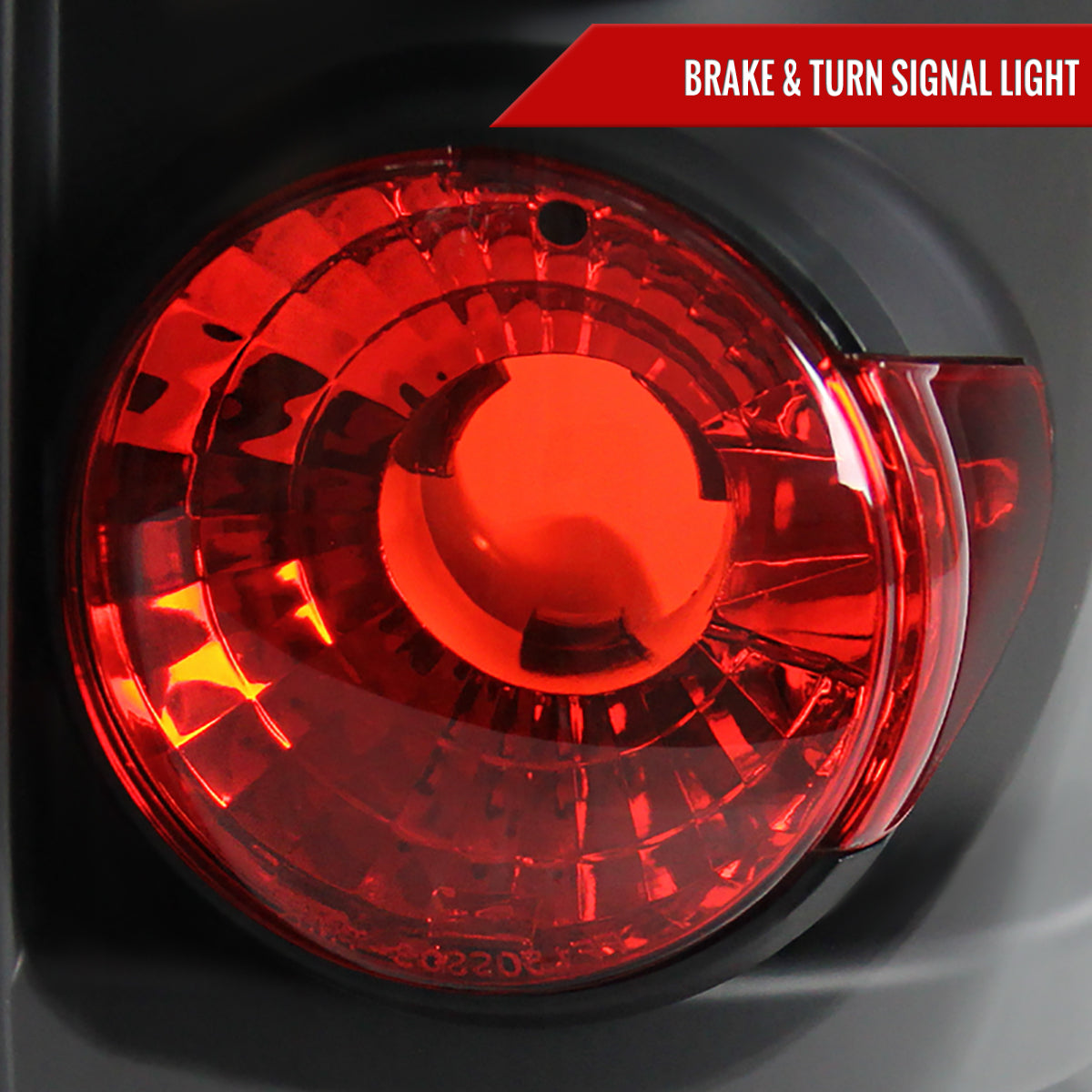 1997-2002 Ford Expedition Tail Lights (Matte Black Housing/Clear Lens)