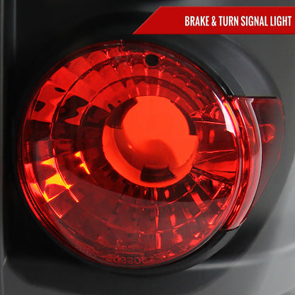 1997-2002 Ford Expedition Tail Lights (Matte Black Housing/Clear Lens)