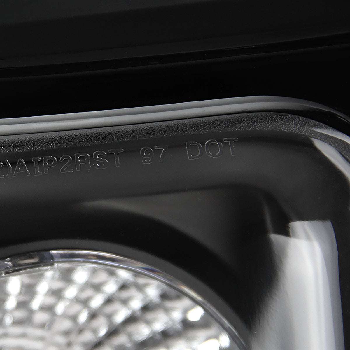 1997-2002 Ford Expedition Tail Lights (Matte Black Housing/Clear Lens)