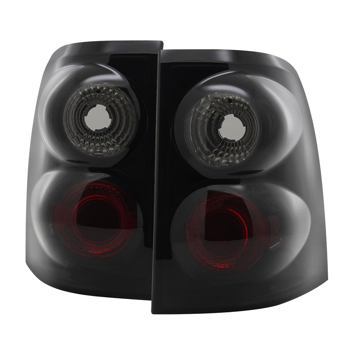 2002-2005 Ford Explorer Tail Lights (Glossy Black Housing/Smoked Lens)