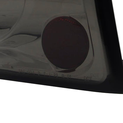 2002-2005 Ford Explorer Tail Lights (Chrome Housing/Smoked Lens)