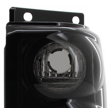 1995-1997 Ford Explorer Tail Lights (Glossy Black Housing/Smoked Lens)
