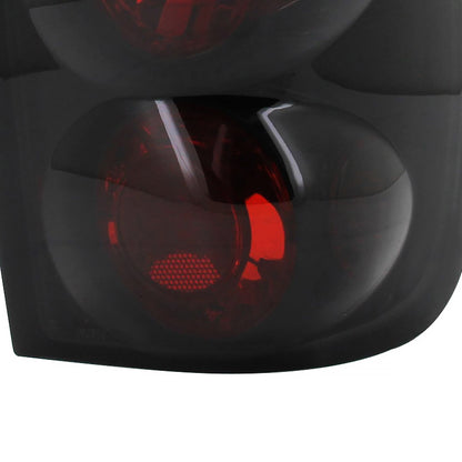 1995-1997 Ford Explorer Tail Lights (Glossy Black Housing/Smoked Lens)