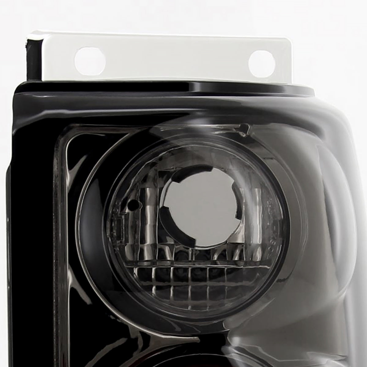 1995-1997 Ford Explorer Tail Lights (Chrome Housing/Smoked Lens)