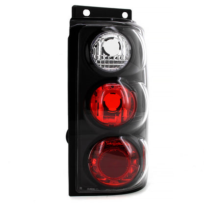 1995-1997 Ford Explorer Tail Lights (Matte Black Housing/Clear Lens)