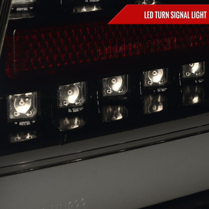 2008-2017 Mitsubishi Lancer / 2008-2015 Lancer EVO X Sedan LED Tail Lights (Glossy Black Housing/Smoked Lens)